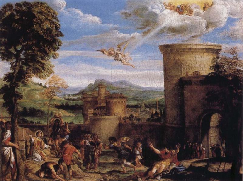 Annibale Carracci The Martyrdom of St Stephen Germany oil painting art